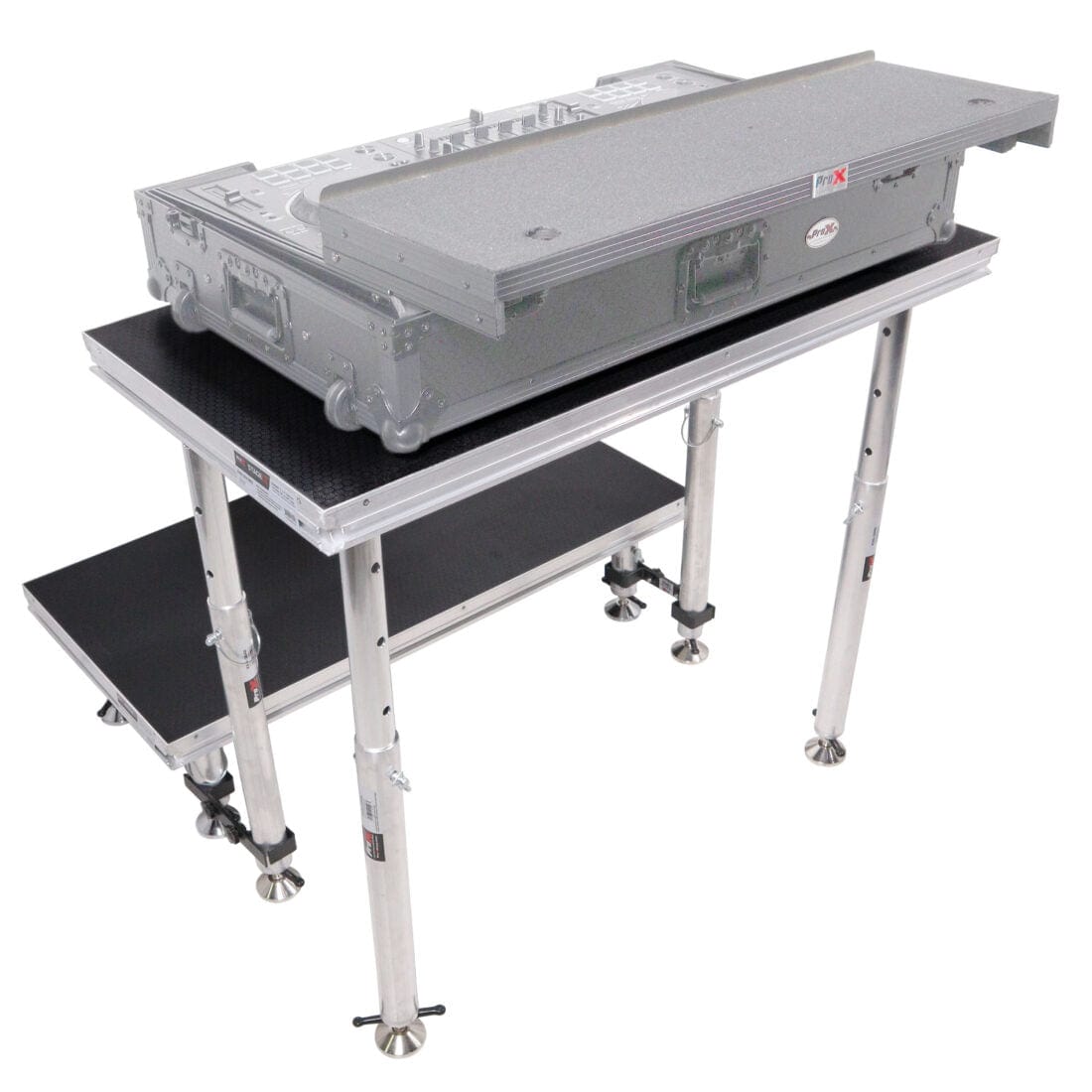 ProX ProX XSQ-2X4 StageQ MK2 2 x 4 Ft. Single Portable Stage Unit Height Adjustable from 28 to 48 in. XSQ-2X4 MK2