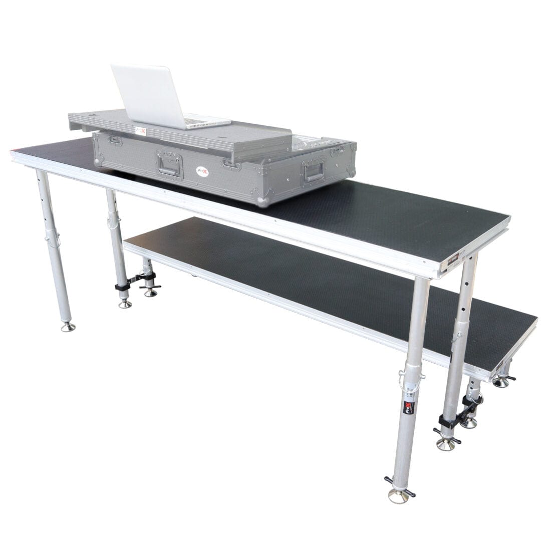 ProX ProX XSQ-2X8 StageQ 2' x 8' Single Stage Unit Height Adjustable from 28 to 48