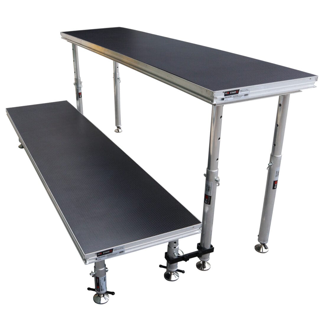 ProX ProX XSQ-2X8 StageQ 2' x 8' Single Stage Unit Height Adjustable from 28 to 48