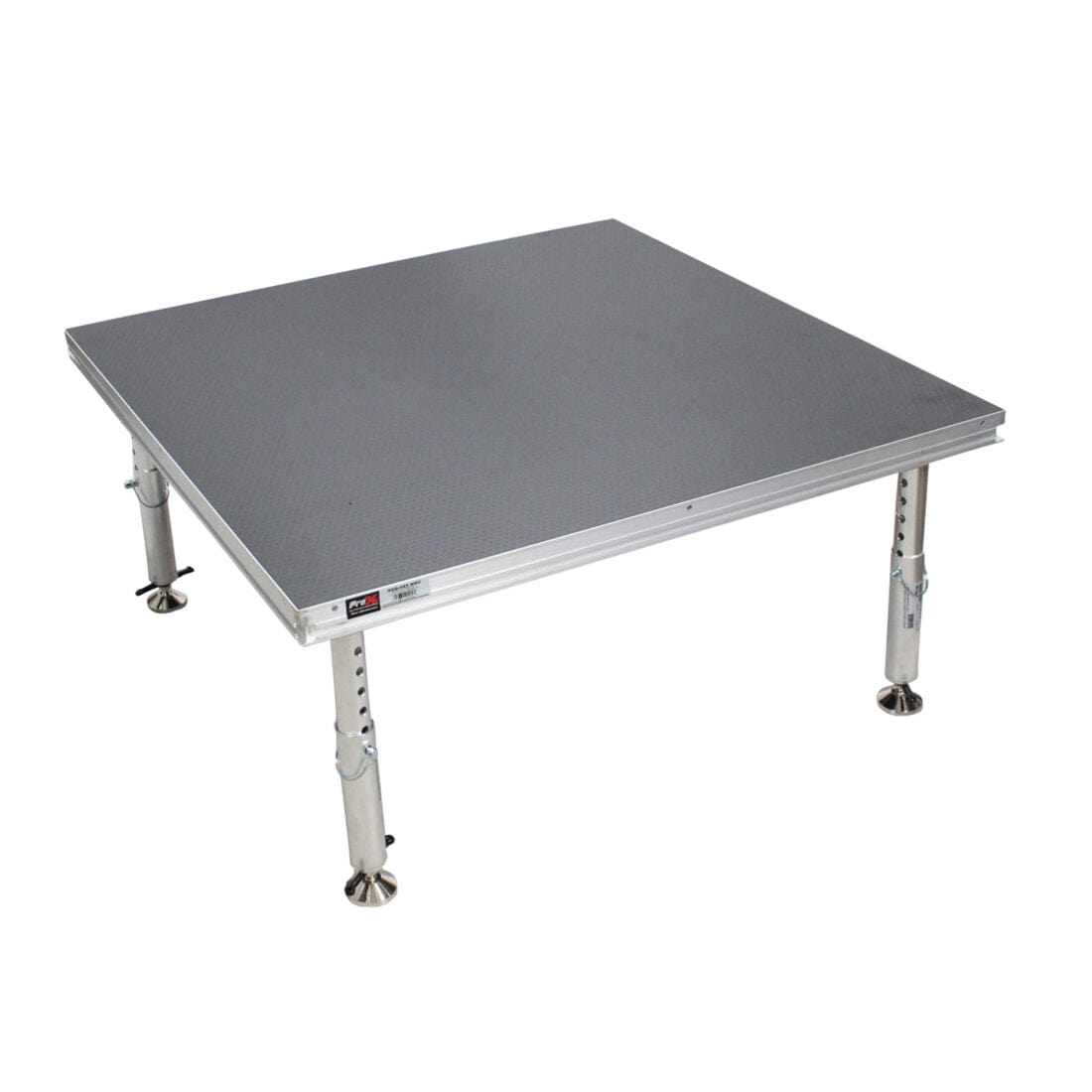 ProX ProX XSQ-4X4 4 x 4 Ft. Single Portable Stage Unit Height (6) Adjustable Legs from 28 to 48 in. XSQ-4X4MK2