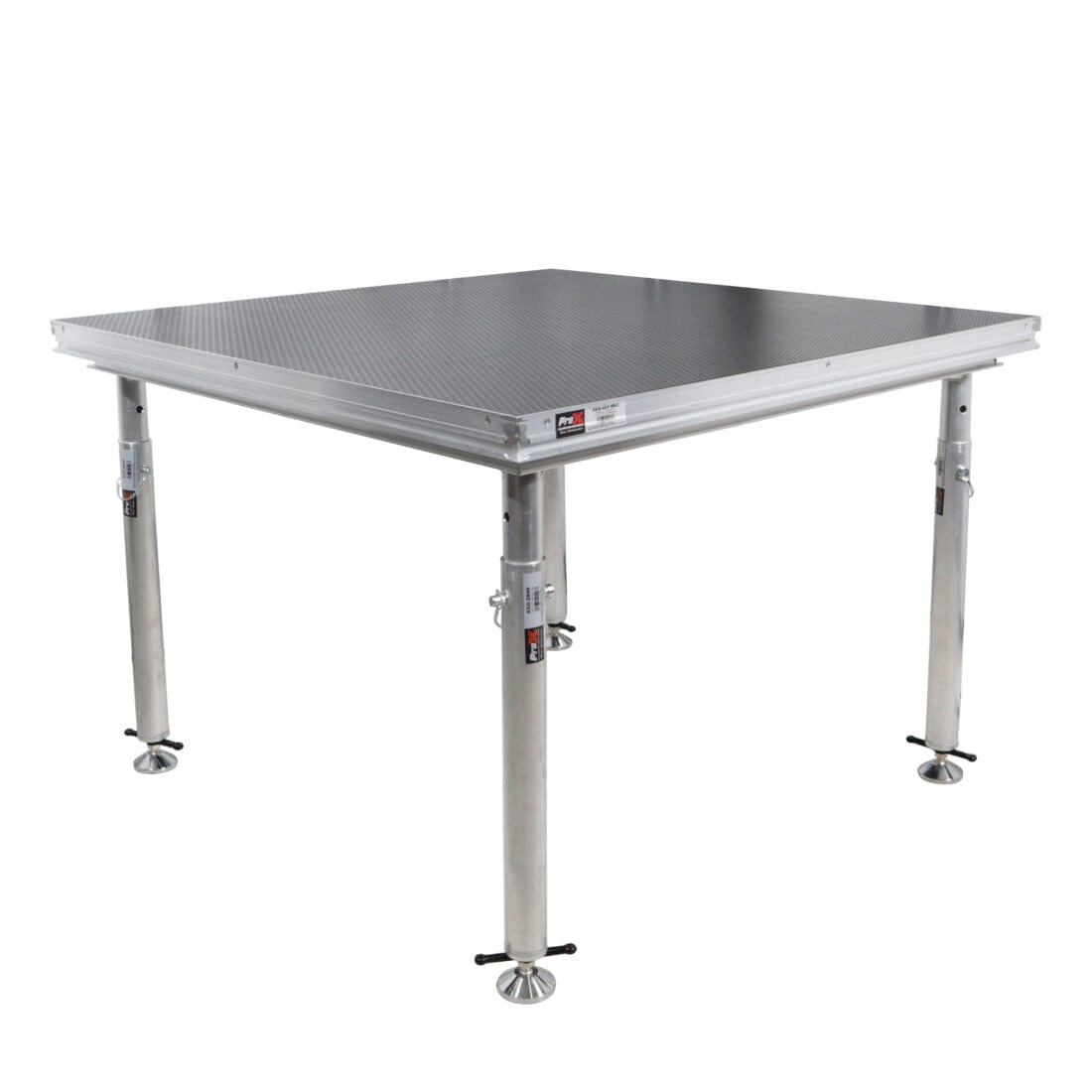 ProX ProX XSQ-4X4 4 x 4 Ft. Single Portable Stage Unit Height (6) Adjustable Legs from 28 to 48 in. XSQ-4X4MK2