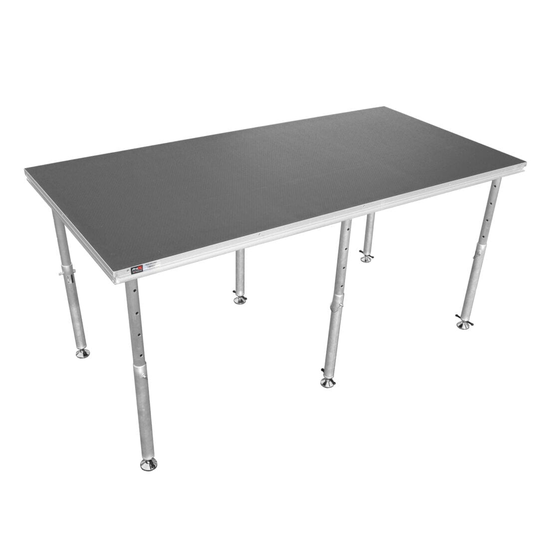 ProX ProX XSQ-4X8MK3 StageQMK3 4 x 8 FT Single Portable Stage Unit Height (6) Adjustable Legs from 28 to 48 in. XSQ-4x8 MK3