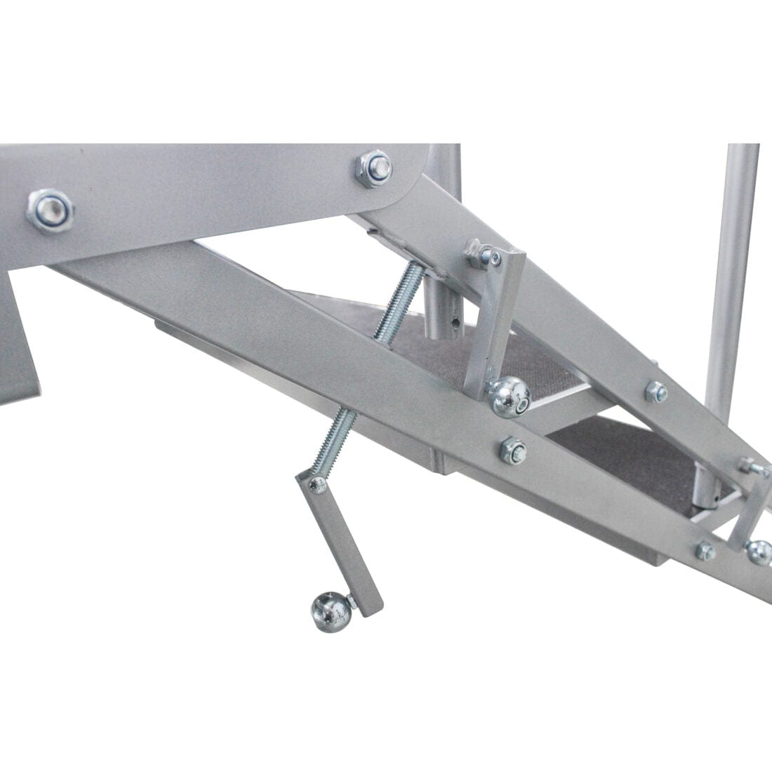 ProX ProX XSQ-ST3 StageQ 3 Step Heavy Duty Foldable Adjustable 18 to 28 Inch with Rail XSQ-ST3