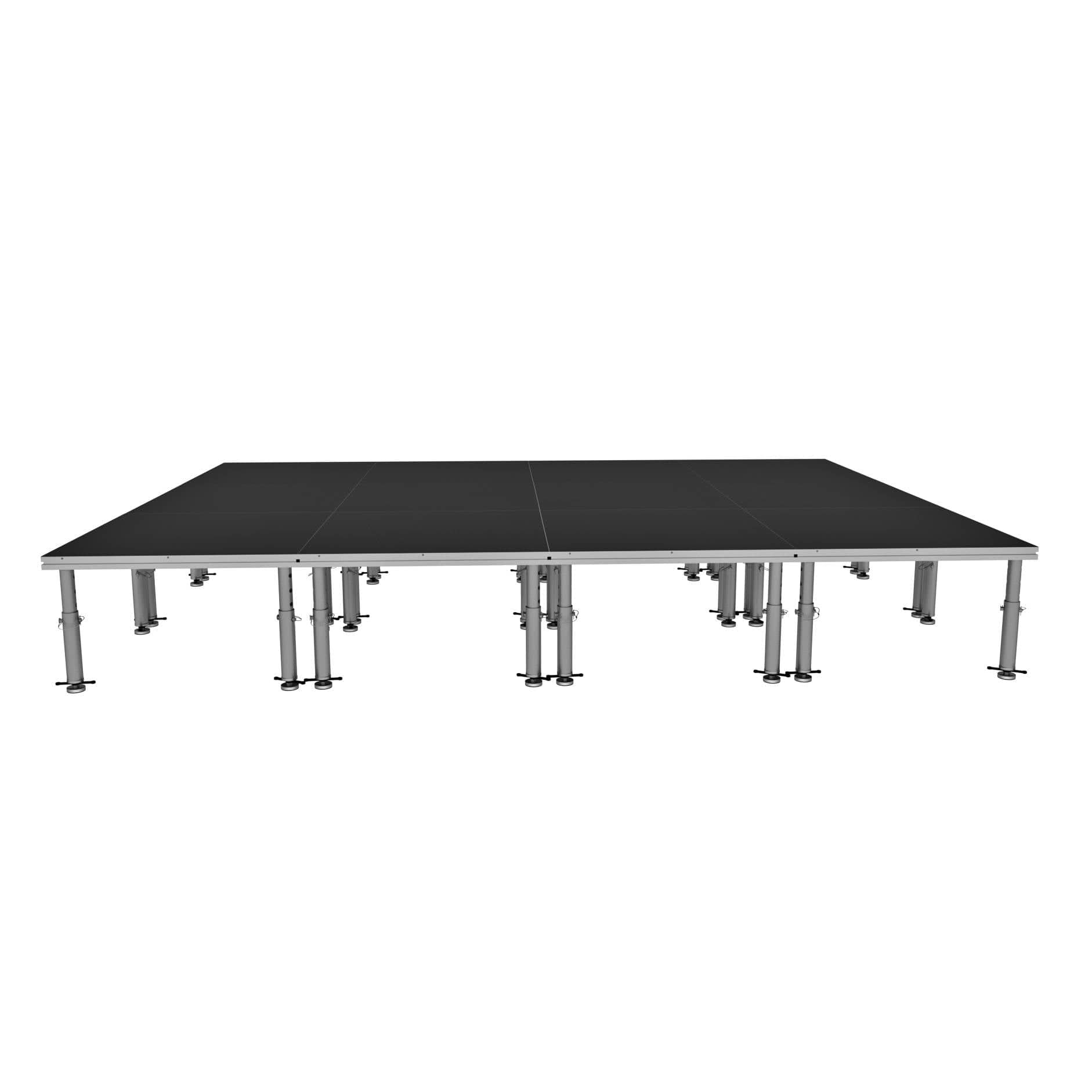 ProX ProX StageOne 12x16 Ft Portable Stage Kit – Includes 12 Decks with 16–22" Adjustable Legs XSU-12X16 PKG