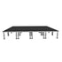 ProX ProX StageOne 12x16 Ft Portable Stage Kit – Includes 12 Decks with 16–22" Adjustable Legs XSU-12X16 PKG