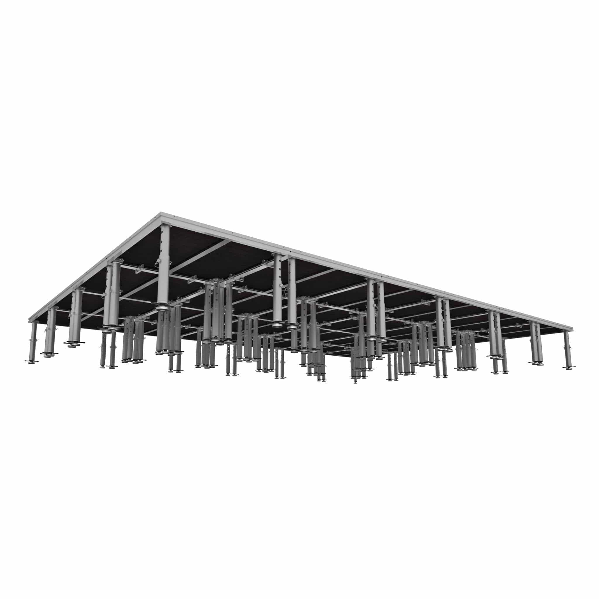 ProX ProX StageOne 16x24 Ft Portable Stage Kit – Includes 24 Decks with 16–22″ Adjustable Legs XSU-16X24 PKG