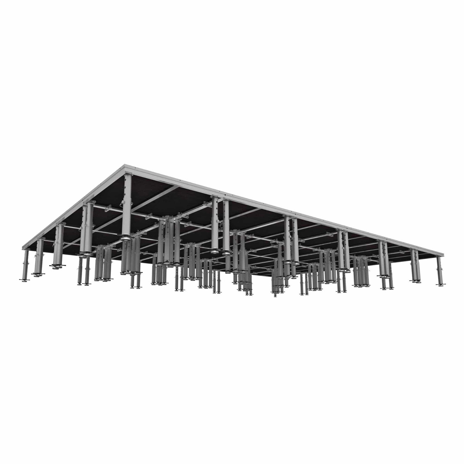 ProX ProX StageOne 16x24 Ft Portable Stage Kit – Includes 24 Decks with 16–22″ Adjustable Legs XSU-16X24 PKG
