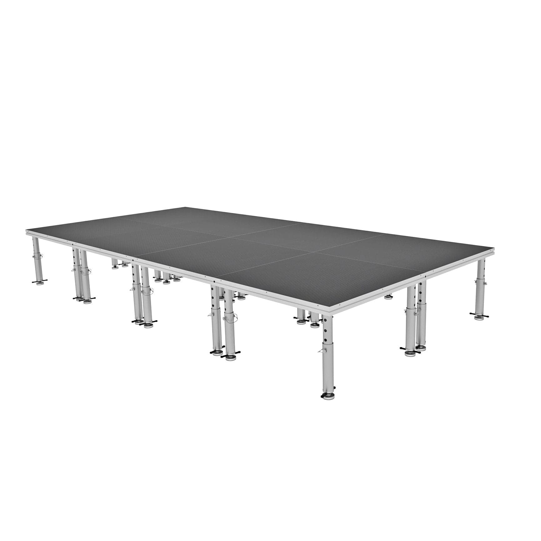 ProX ProX StageOne 8x16 Ft Portable Stage Kit – Includes 8 Decks with 16–22″ Adjustable Legs XSU-8X16 PKG