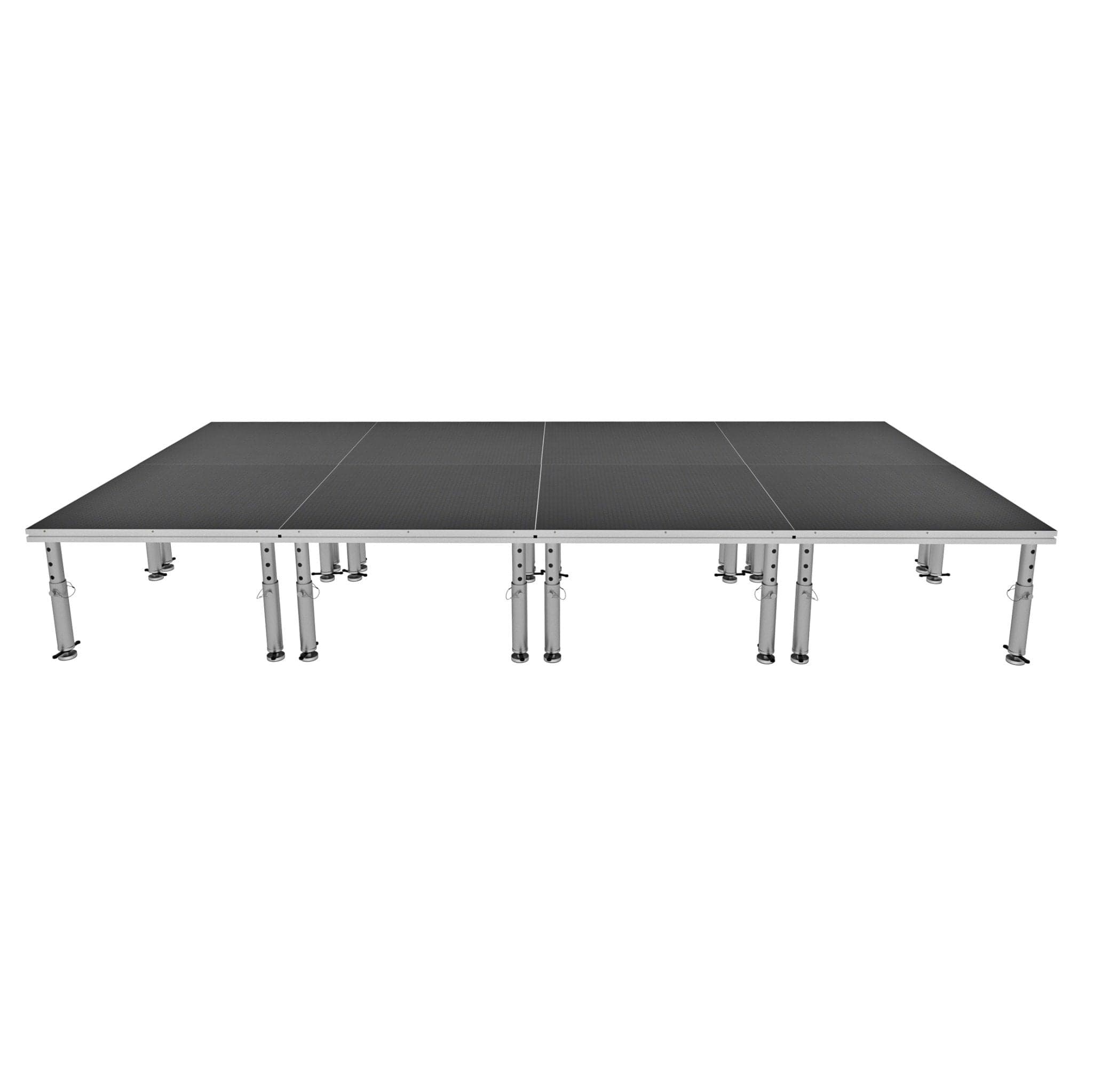ProX ProX StageOne 8x16 Ft Portable Stage Kit – Includes 8 Decks with 16–22″ Adjustable Legs XSU-8X16 PKG