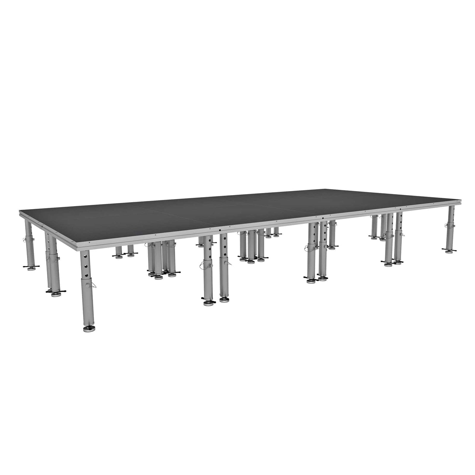 ProX ProX StageOne 8x16 Ft Portable Stage Kit – Includes 8 Decks with 16–22″ Adjustable Legs XSU-8X16 PKG