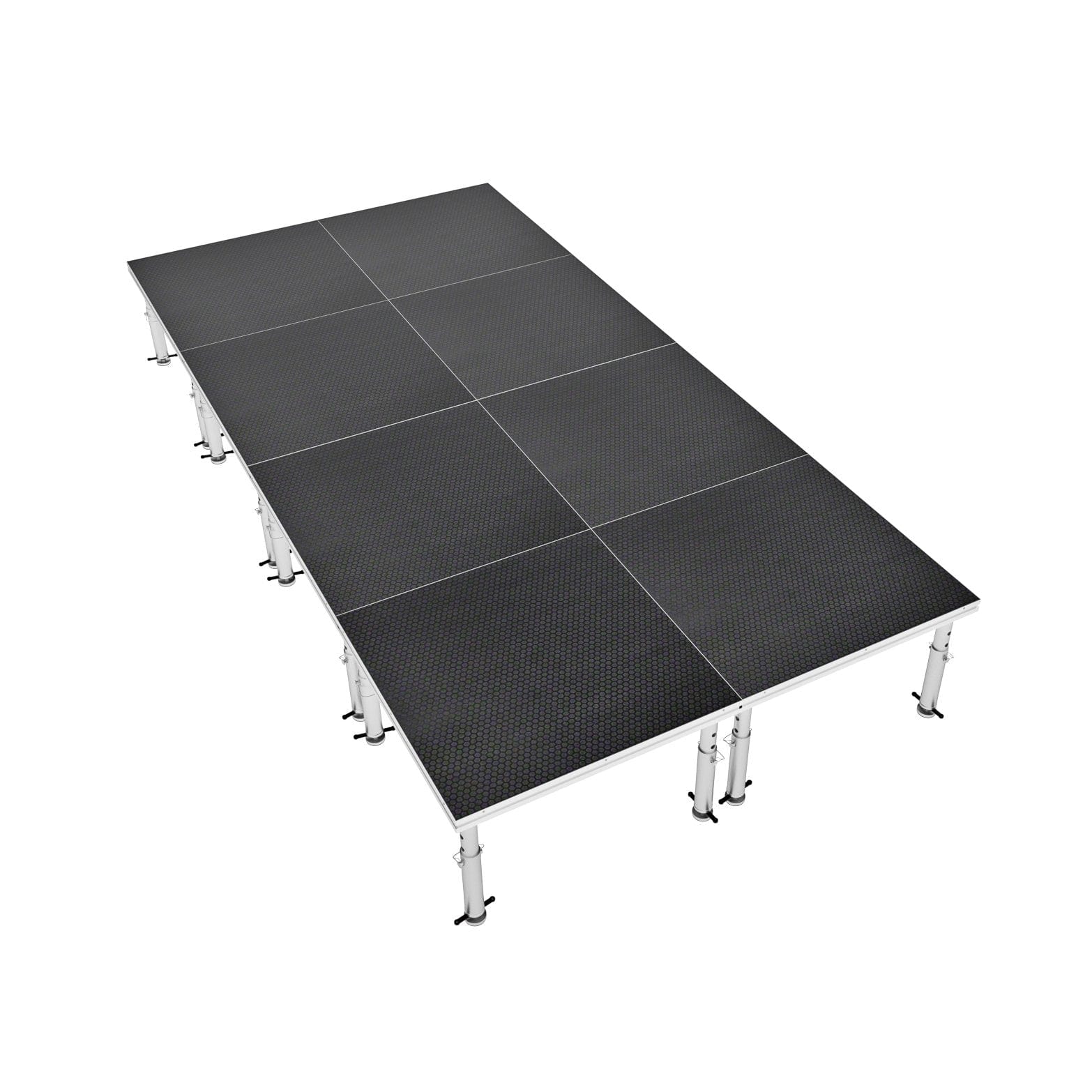 ProX ProX StageOne 8x16 Ft Portable Stage Kit – Includes 8 Decks with 16–22″ Adjustable Legs XSU-8X16 PKG