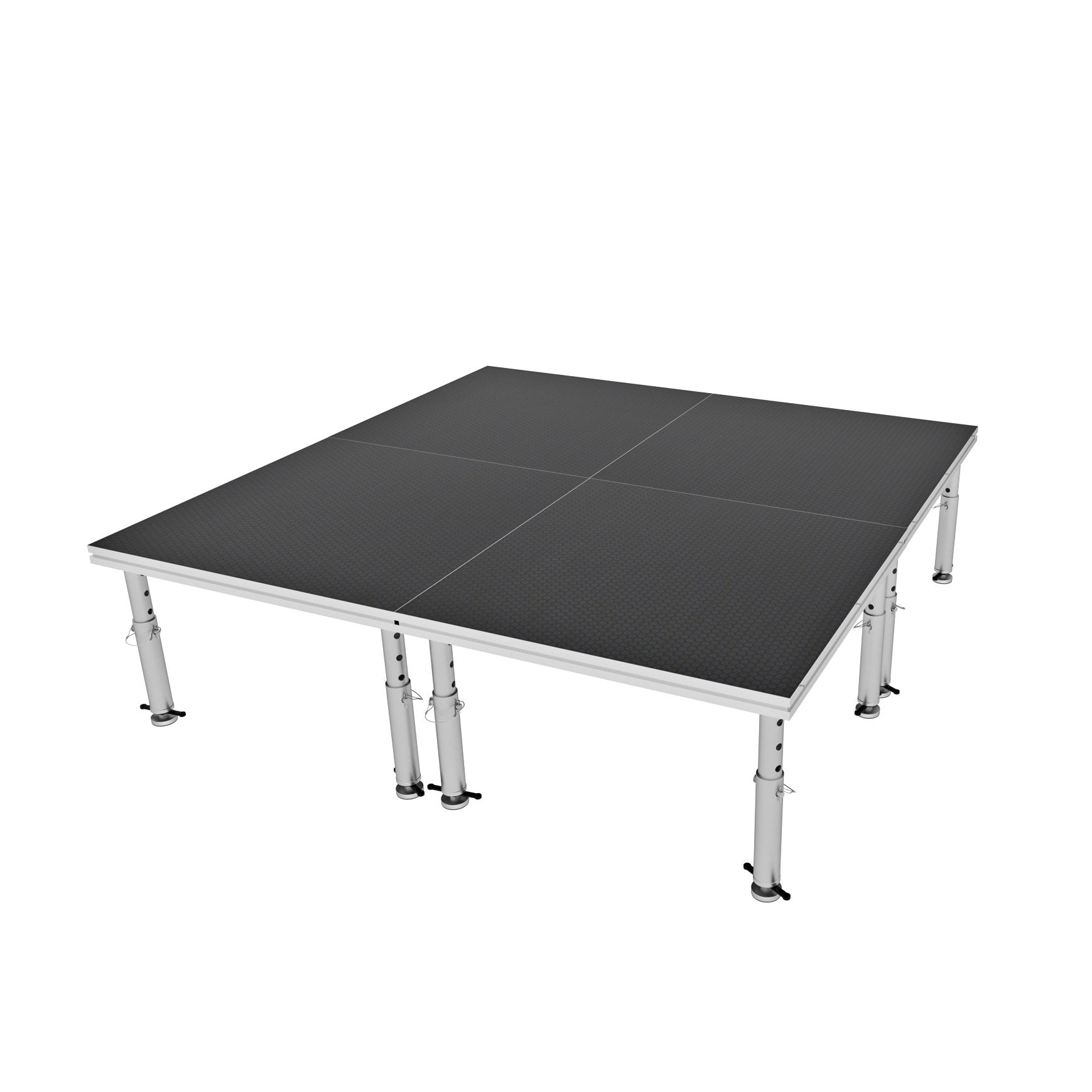 ProX ProX StageOne 8x8 Ft Portable Stage Kit – Includes 4 Decks with 16–22″ Adjustable Legs XSU-8X8 PKG