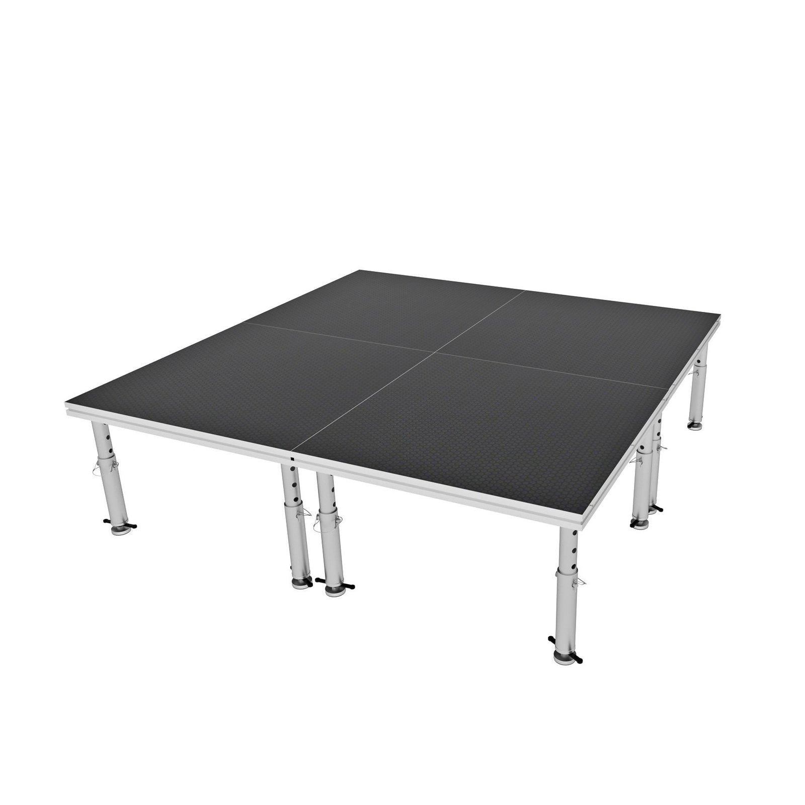 ProX ProX StageOne 8x8 Ft Portable Stage Kit – Includes 4 Decks with 16–22″ Adjustable Legs XSU-8X8 PKG