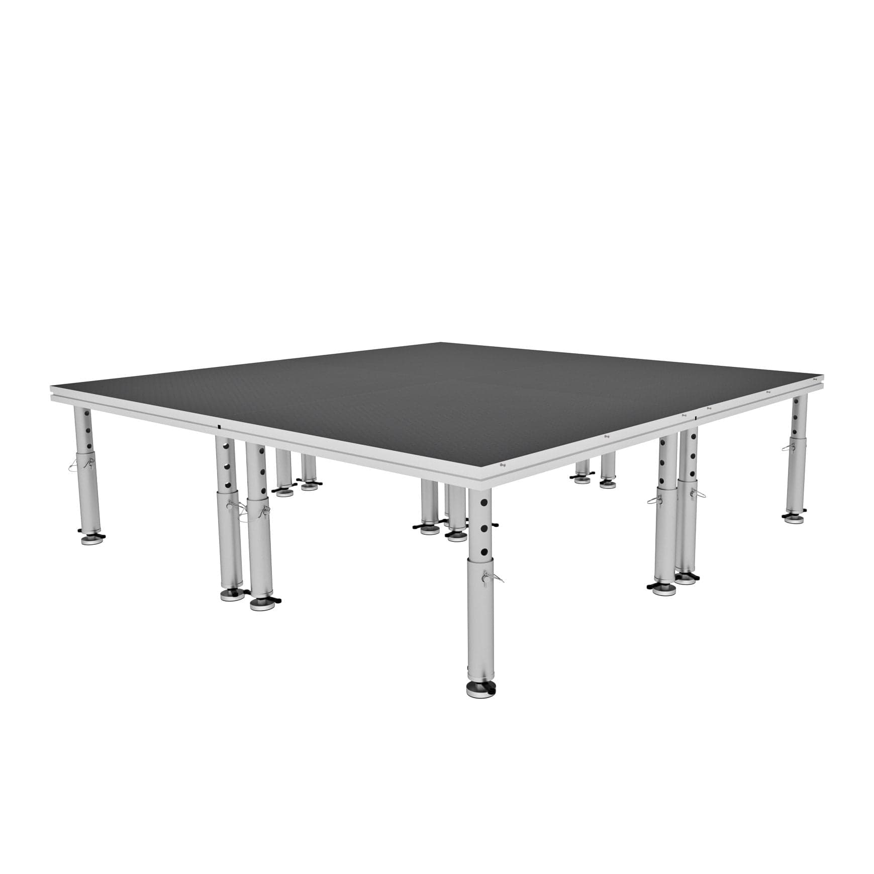 ProX ProX StageOne 8x8 Ft Portable Stage Kit – Includes 4 Decks with 16–22″ Adjustable Legs XSU-8X8 PKG