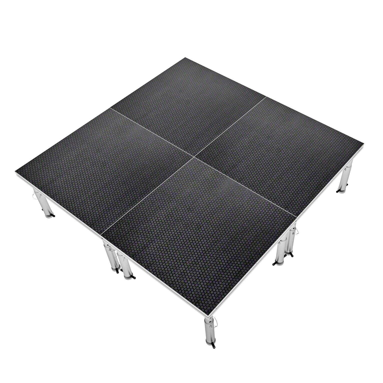 ProX ProX StageOne 8x8 Ft Portable Stage Kit – Includes 4 Decks with 16–22″ Adjustable Legs XSU-8X8 PKG