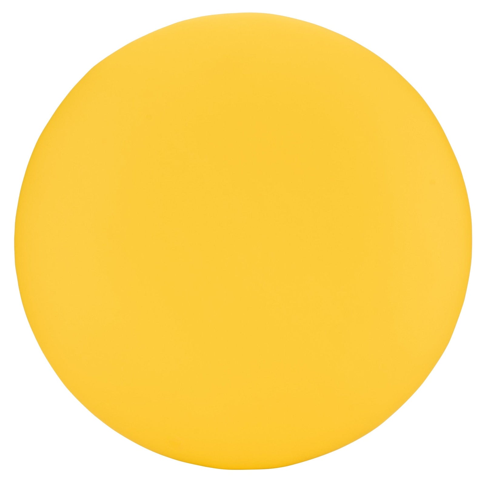 Chivari Golden Yellow Round Vinyl Panel Back Cushion CUSH-PANVIN-RDYLW-ZG-T