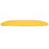 Chivari Golden Yellow Round Vinyl Panel Back Cushion CUSH-PANVIN-RDYLW-ZG-T