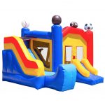 Commercial Grade Combo Sports Bounce House with Blower 1