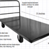 Industrial Flat Bed Platform Cart CART103-AX-T