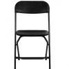 Samson Series Black Folding Chair Front