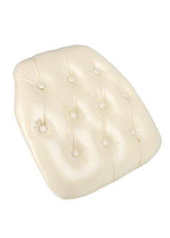 Ivory 1.75″ Thick Vinyl Tufted Panel Chiavari Chair Cushion by Chivari CUSHPANVINTUFTIVY-AX-T_2