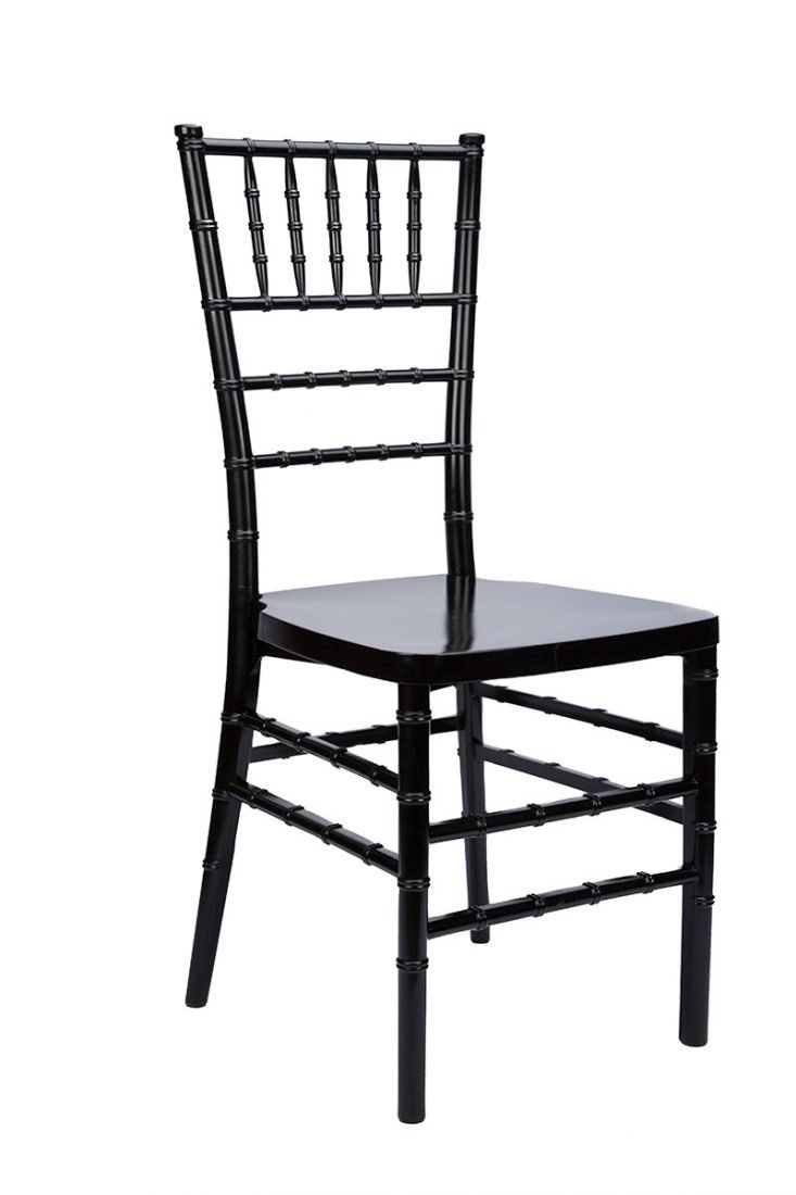 Black ToughResin™ “Mono-Frame” Chiavari Chair