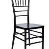 Black Resin Mono Bloc Chiavari Chair