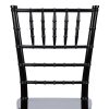 Black Resin Mono Bloc Chiavari Chair Back - Zoomed