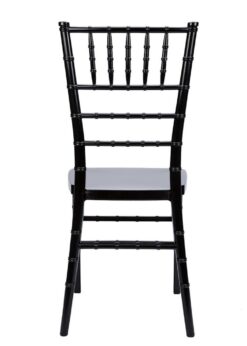 Black Resin Mono Bloc Chiavari Chair Back