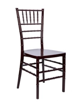 Mahogany ToughResin™ “Mono-Frame” Chiavari Chair