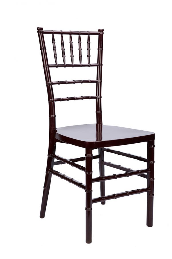 Mahogany ToughResin™ “Mono-Frame” Chiavari Chair