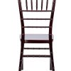 Mahogany Resin Mono Bloc Chiavari Chair Back