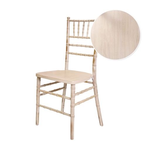 Chair Chiavari ToughWood™ White Distressed H Series CCWWD HU T Chair Swatch
