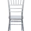 Silver Wood Chiavari Chair Back