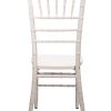 White Wood Chiavari Chair Back