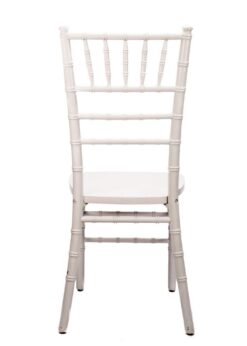 White Wood Chiavari Chair Back