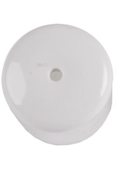 White Replacement Foot Cap for Plastic Folding Chairs