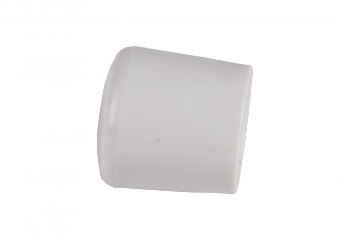 White Replacement Foot Cap for Plastic Folding Chairs