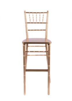 Gold Wood Chiavari Barstool