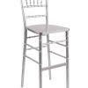 Silver Wood Chiavari Barstool