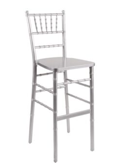 Silver Wood Chiavari Barstool