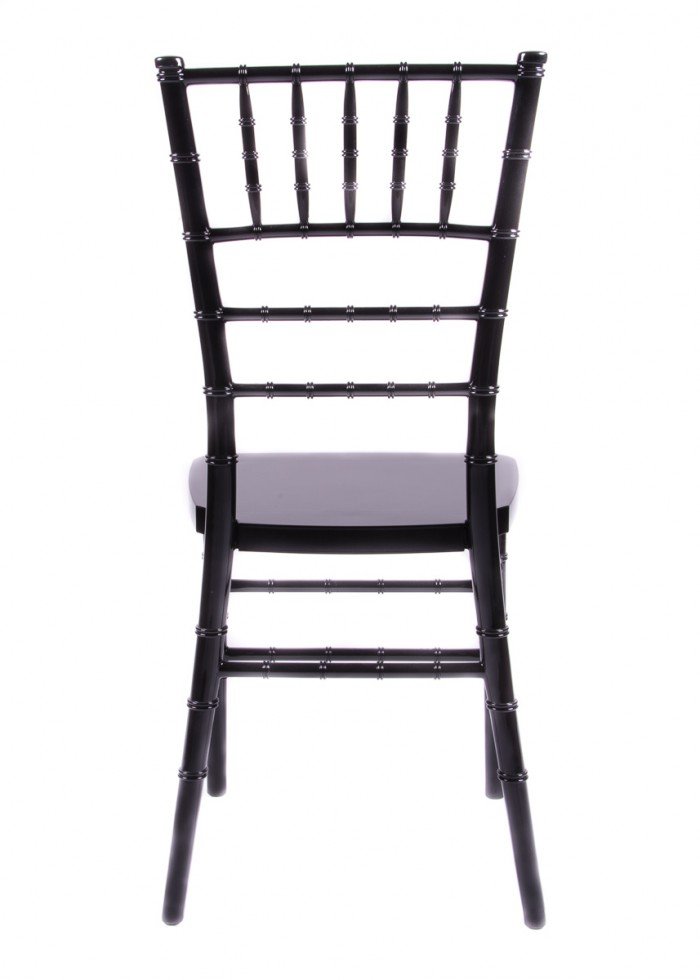 Country Club Series Black Resin "Steel-Core" Chiavari Chair