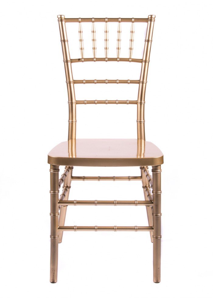 Country Club Series Gold Resin "Steel-Core" Chiavari Chair