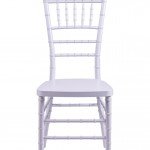 Country Club Series White Resin “Steel-Core” Chiavari Chair 2