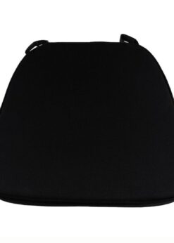 2" Black "High Density" Velcro Strap Chiavari Chair Cushion