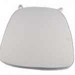 2″ White “High Density” Velcro Strap Chiavari Chair Cushion 2