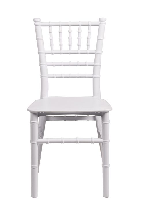 White Resin Children's Chiavari Chair
