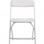 Samson Series White Plastic Folding Chair 2