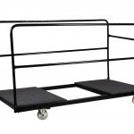 Extra Large (36″ Wide) Steel Cart for Banquet Tables 1