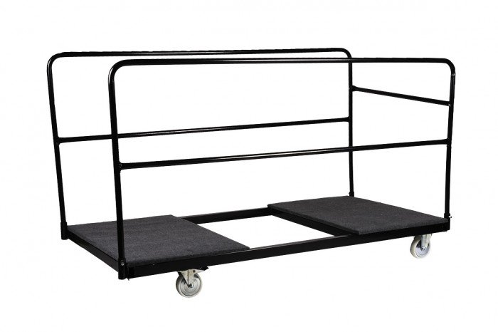 Extra Large (36" Wide) Steel Cart for Banquet Tables